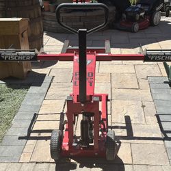 FISCHER 750 lb. Heavy Duty ATV/Mower High-Lift Jack
