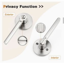 New Satin Nickel DoorKnob 