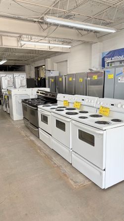 COIL TOP ELECTRIC STOVES, PERFECT FOR RENTAL PROPERTIES