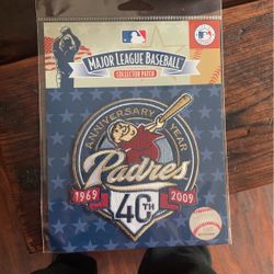 San Diego Padres 40th Anniversary Patch