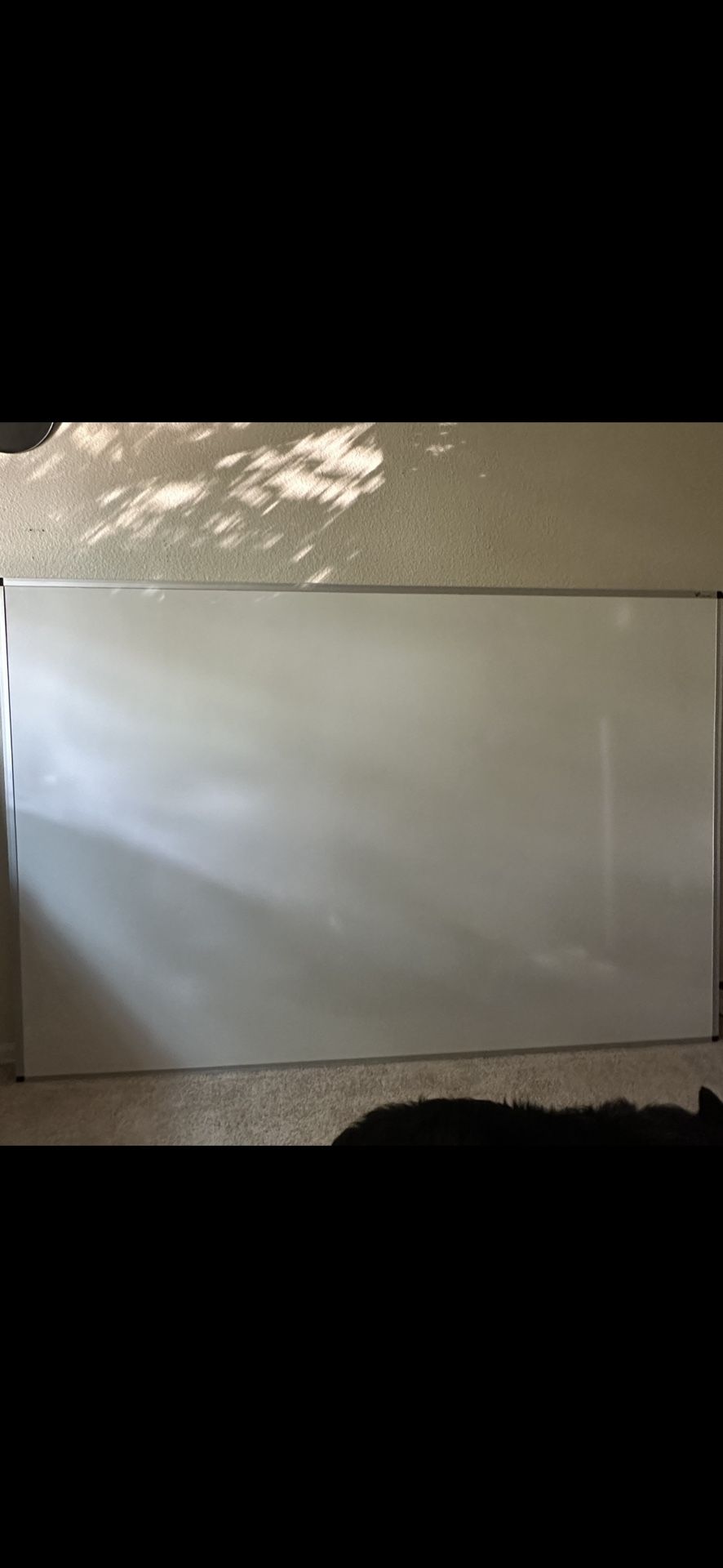 VIZ-PRO Dry Erase Board/Whiteboard, 72 x 48 Inches. NON-MAGNETIC