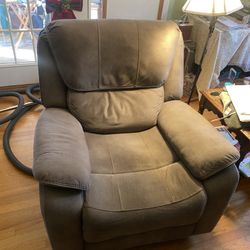 Dark Grey Reclining Chair 