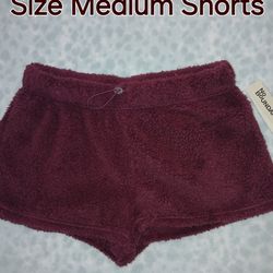 NEW Medium Soft Stretch Burgandy Shorts