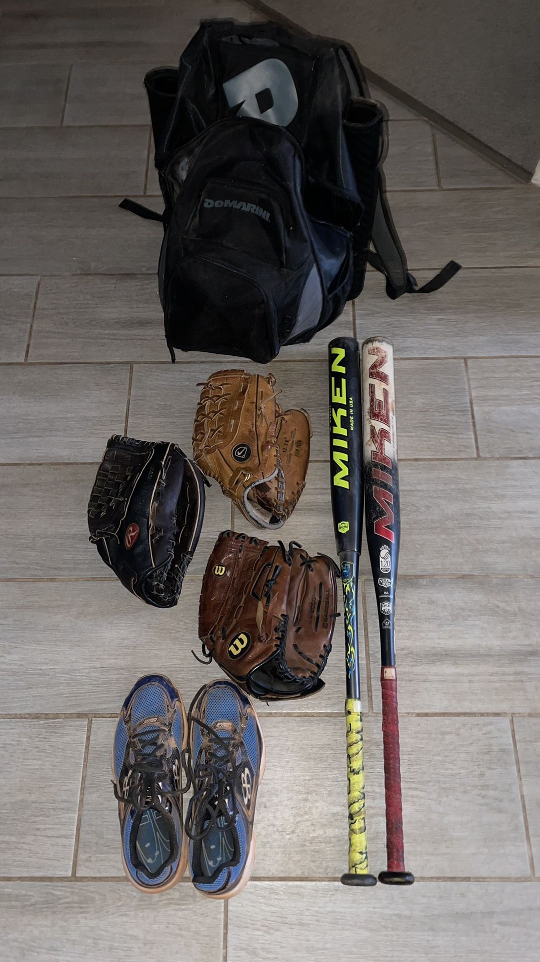 Softball And Kickboxing Gear