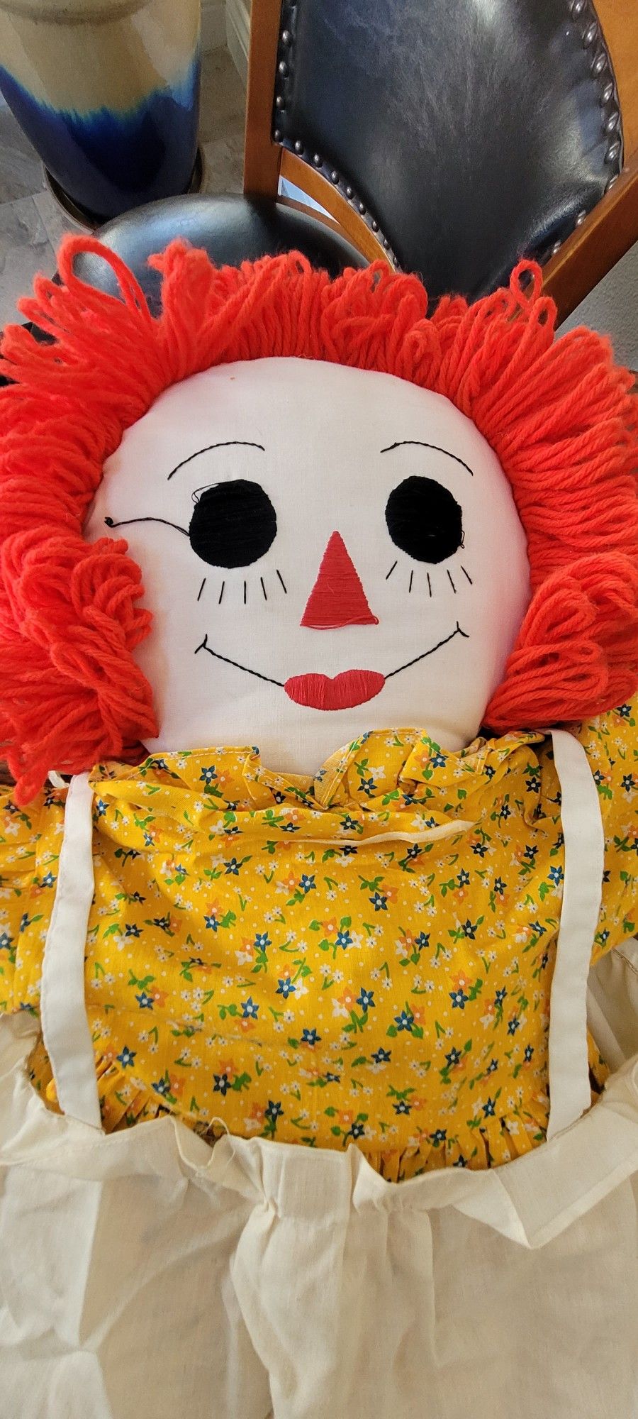  36"  Tall Raggedy Ann Doll 1970's