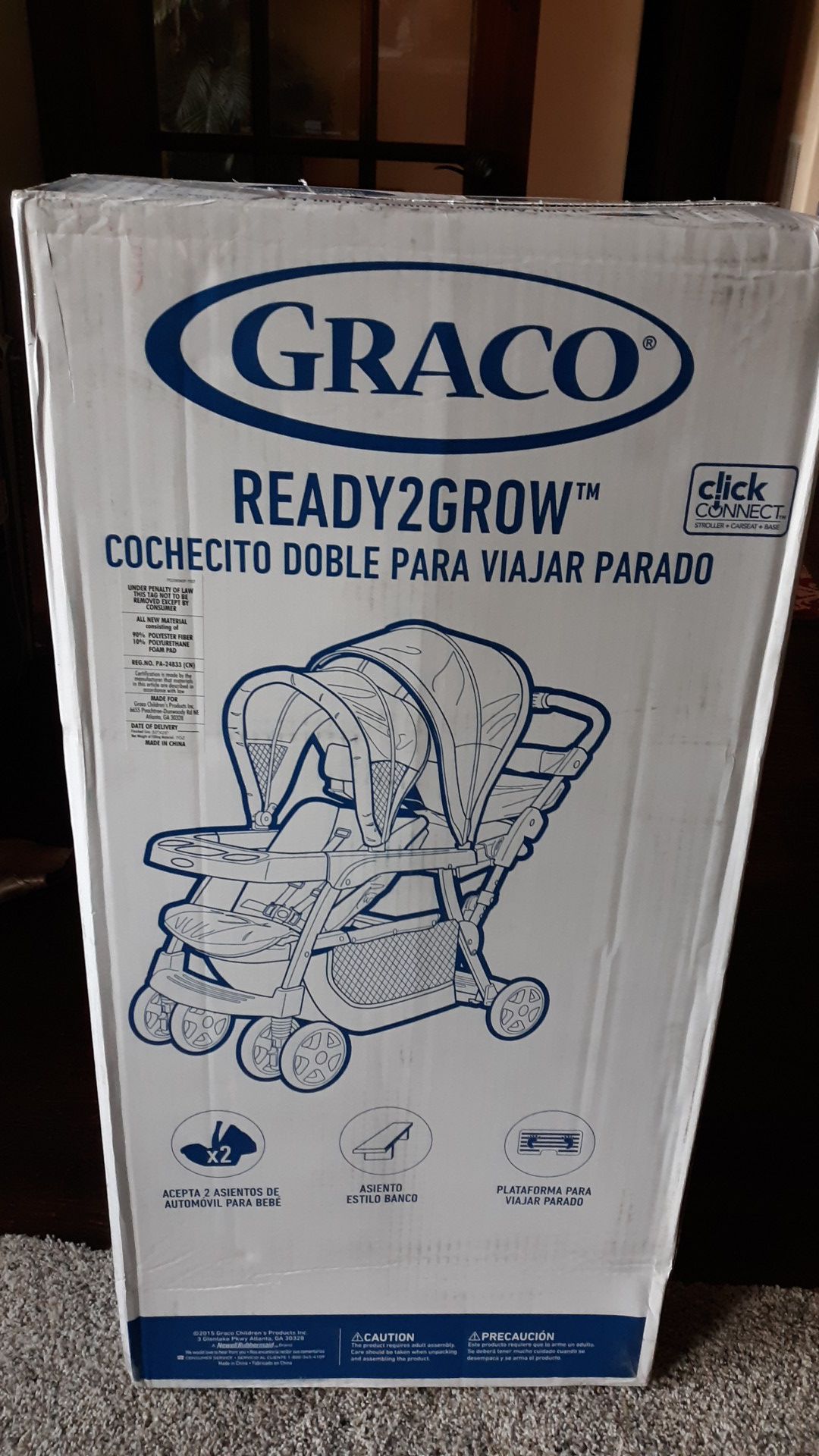 Graco® Ready2Grow Click Connect Double Stroller - Pipp