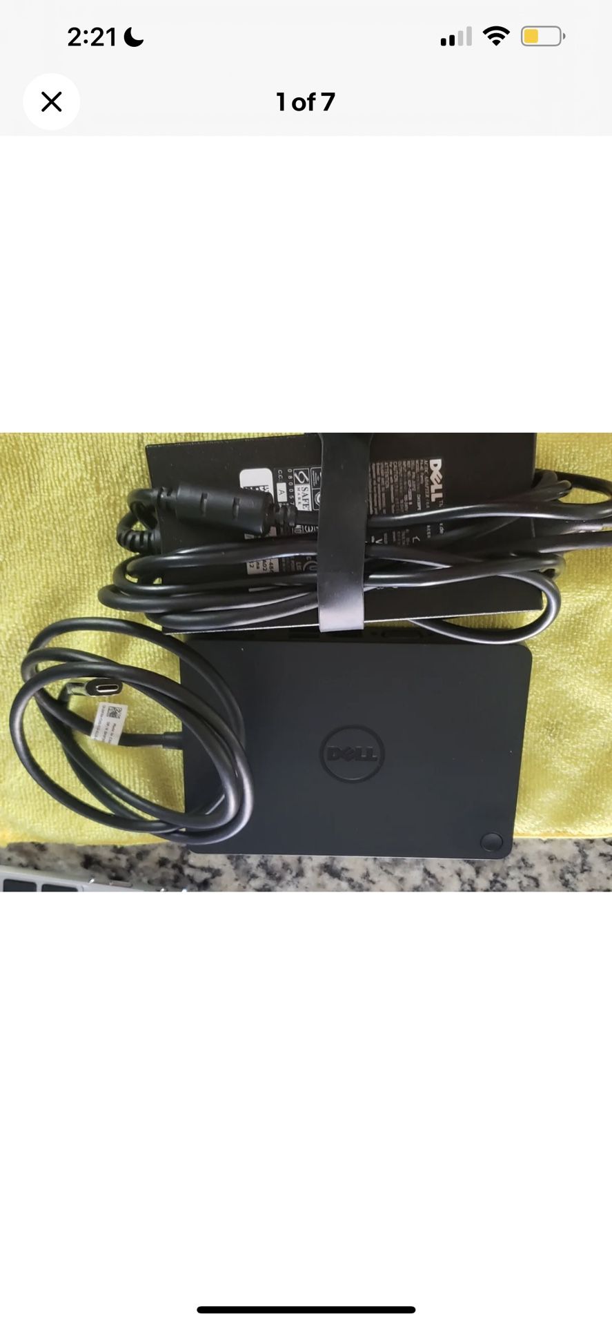 DELL WD15 MODEL K17A WITH AC ADAPTER INCLUDED.  $100