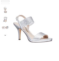 NEW silver Women's shoes Size 6.5 S