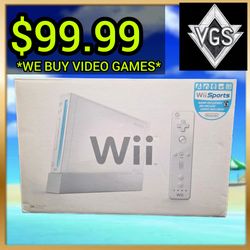 Nintendo Wii Console System CIB Complete in Box RVL-001 White