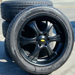 22” Chevy Silverado GMC Sierra Wheels & Tires  Tahoe Yukon Escalade Suburban Rines Y