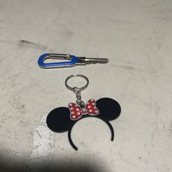 Disney Minnie Mouse Mini Ears Keychain 