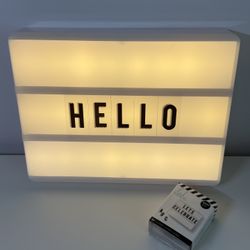Light up Marquee Box