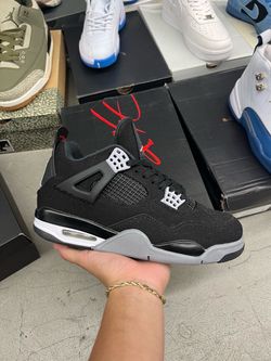 Air Jordan 4 Retro SE "Black Canvas"