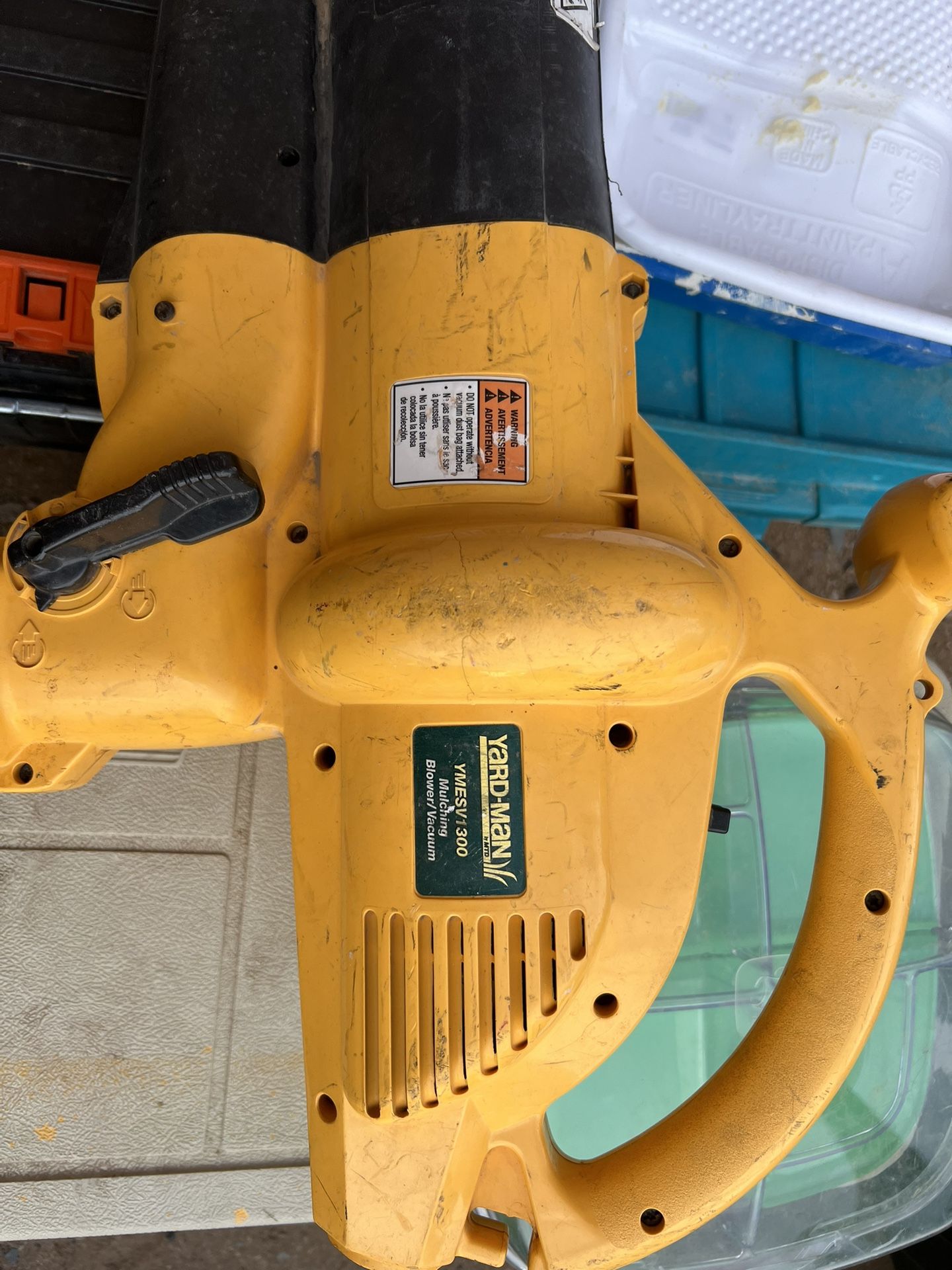 Leaf Blower No Bag But Works Good