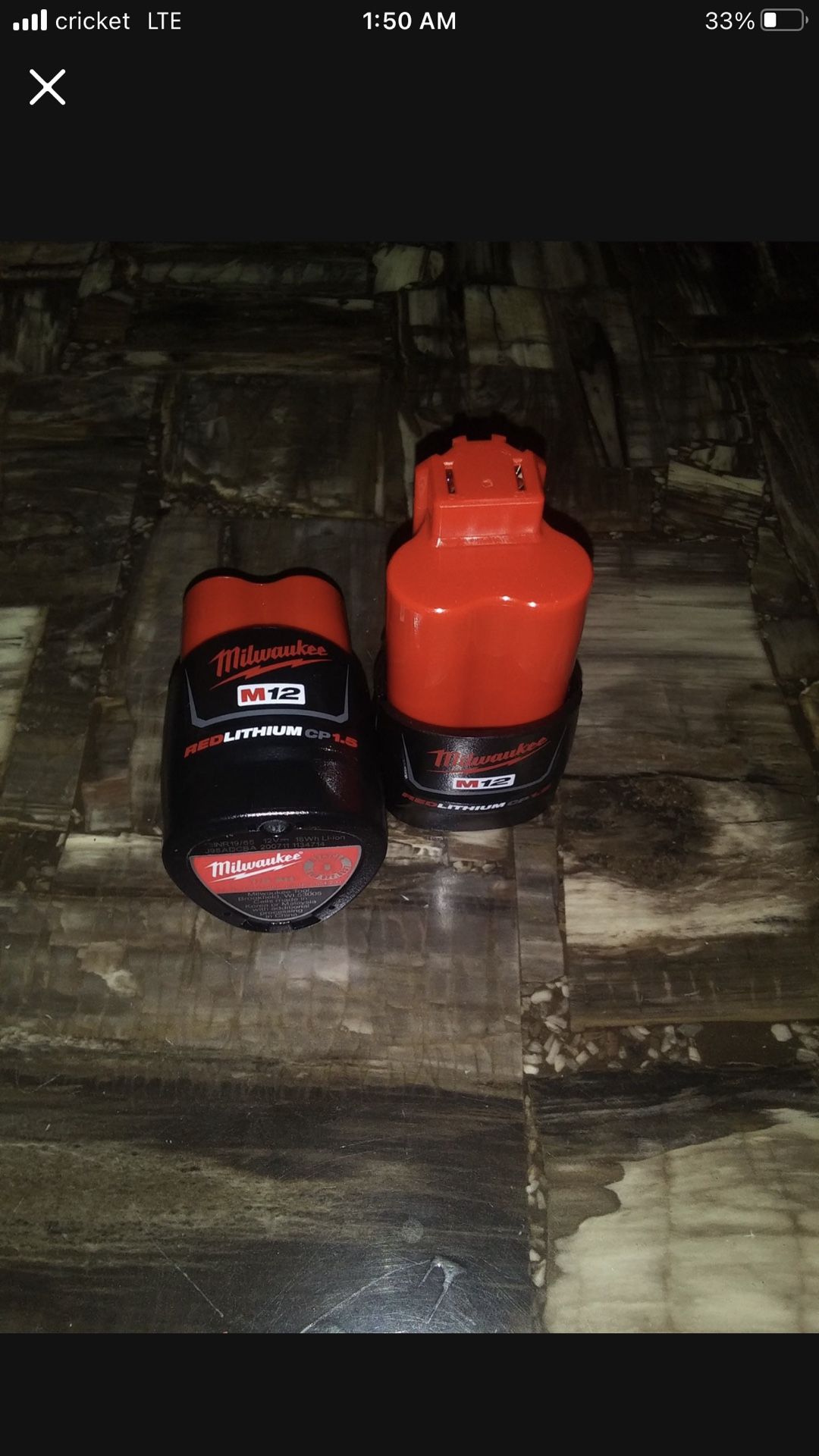 Milwaukee M12 Batteries 