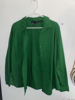 Green dress shirt