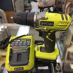 RYOBI 3/8” 12-volt Cordless Drill/driver Kit With Battery And Charger