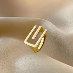 18k gold plated   Open  rings