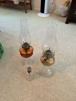 3 Collectable Oil Lamps