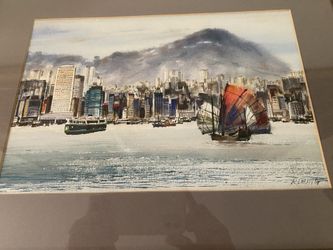 Signed Original Watercolor Painting Picture