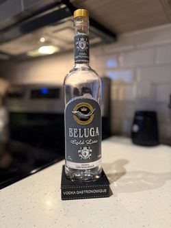Beluga Gold Line Vodka Bottle Empty + Base