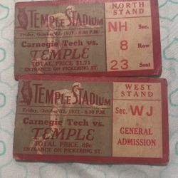 Original tickets