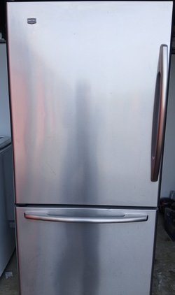 Stainless Maytag Bottom Freezer Fridge Deal
