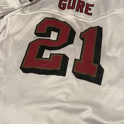 Frank Gore Reebok San Francisco 49ers Game Issued  Jersey XXL From 2005/2006 Season 