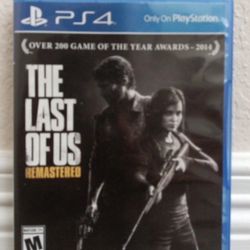 The Last Of Us Remastered Ps4