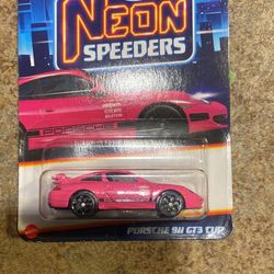 NEW 2024 Hot Wheels NEON SPEEDERS Series 3 PORSCHE 911 GT3 CUP
