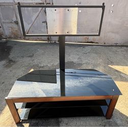 Tv Stand Black Shelves