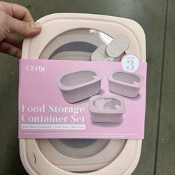 NWT Food Storage Container Set