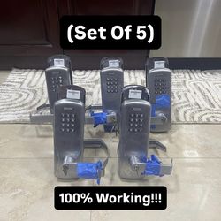 Heavy Duty Stainless Steel Lockset With Keypad (Set Of 5)