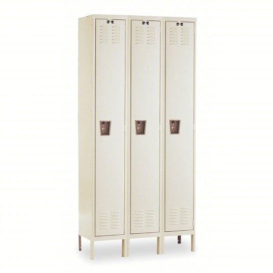Extremely Large Set Of 3 Lockers - 54" Wide X 21" Deep X 78" High