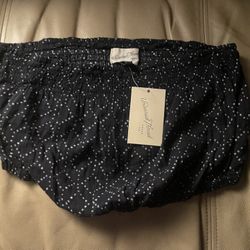 Women's Crinkle Gauze Tube Top - Universal Thread Size Small NWT Trendy Chic Fun