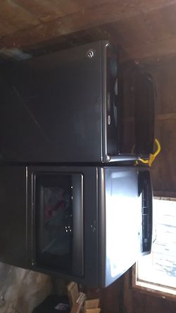 Washer and dryer set