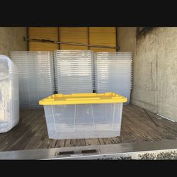 Back In Stock 27 Gal Capacity Stackable Heavy Duty Storage Bins 