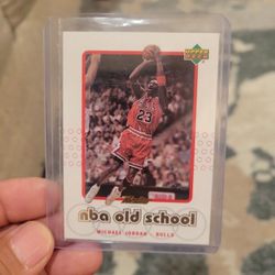 Michael Jordan Upperdeck Retro Nba Old School  Basketball Card