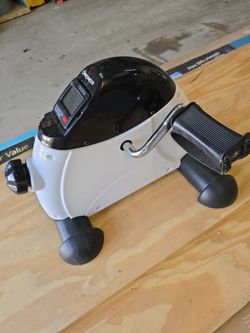 Pedal exerciser, cycling workout, portable under desk, at couch
