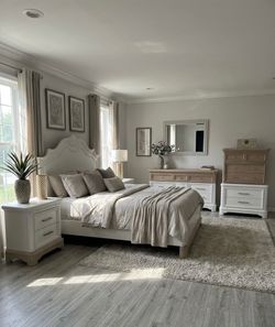 PRESALE | Custom Refinished Solid Wood Bedroom Set | Dresser , Nightstands, Tall Boy