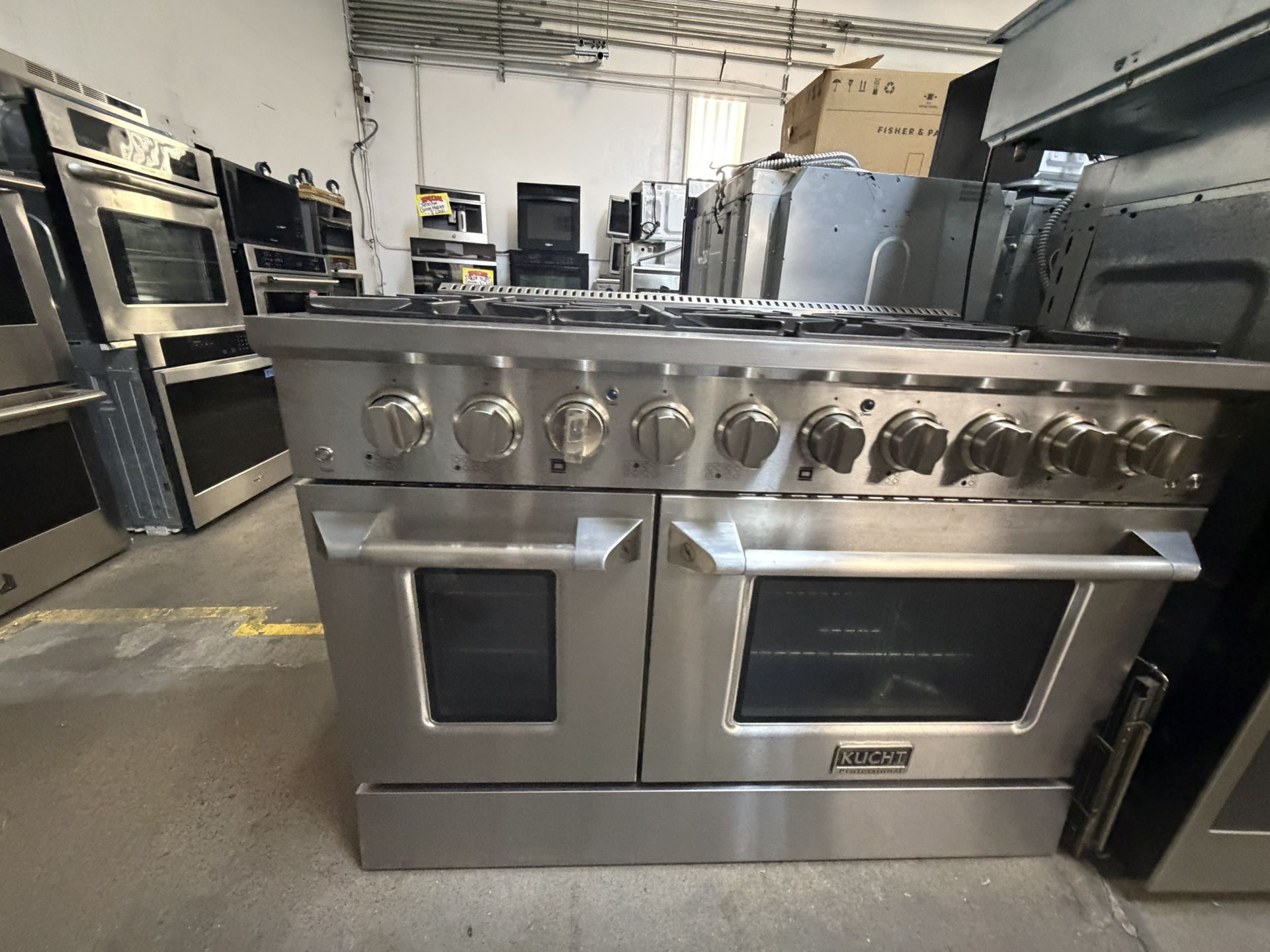 48” Kutch Gas Range Stainless Steel 