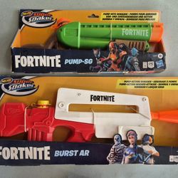 Two Nerf Fortnite Super Soakers