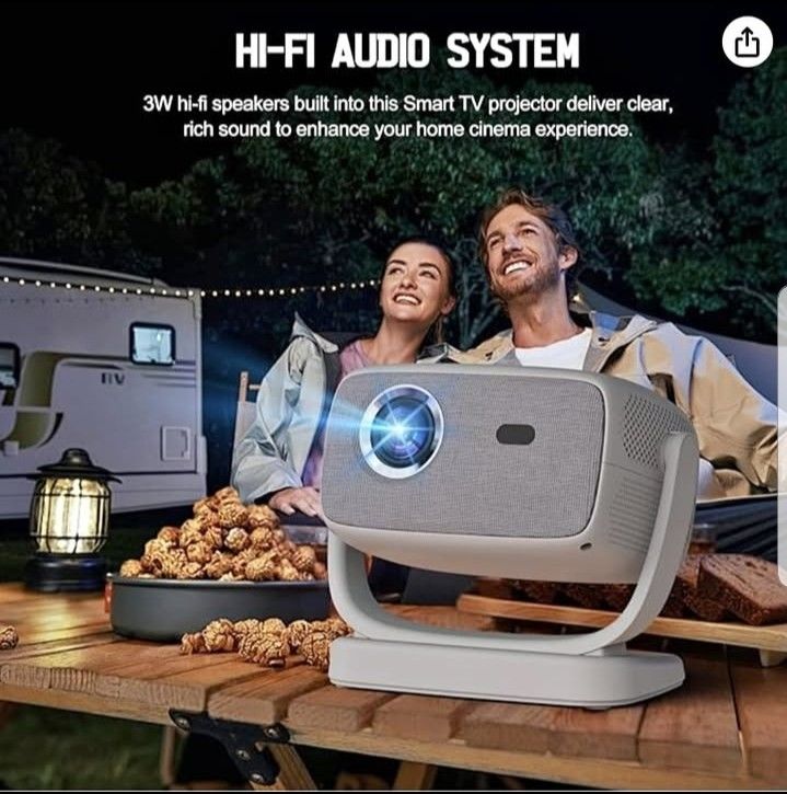 Home Theater Projector compatible with Phone/TV Stick/PC