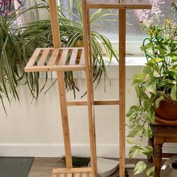 Bamboo Plant Stand For Indoor Outdoor Plants