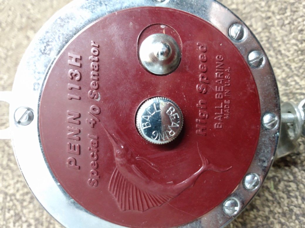 PENN 113th Special 4/0 Senator High Speed ball bearing Fishing Reel $80 Obo