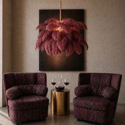 Vintage Postmodern Swivel Club Chairs Pair | Sculptural 70- 80s Designer Style | Statement Lounge