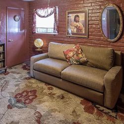 Queen Memory Foam Sleeper Sofa (please read)