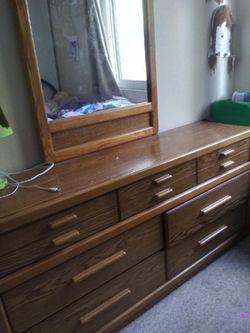 Dresser And Mirror