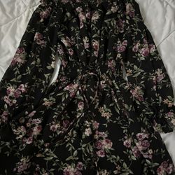 Black Floral Dress