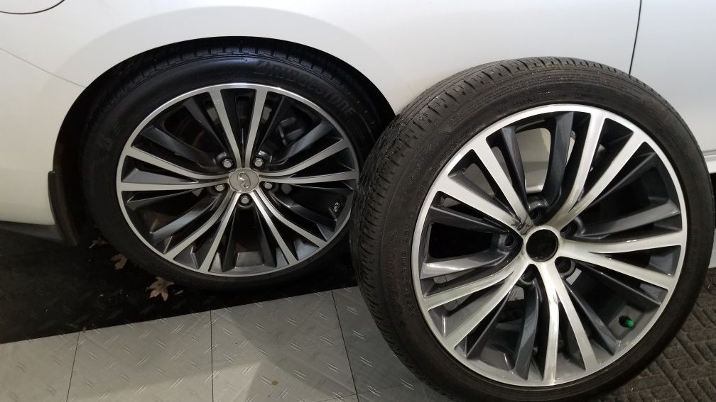 Infiniti Q60 wheel and tire 19" Have used for spare on my 2017q60